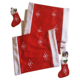 Weihnachts-Cartoon-Jacquard-Stoff-Trikots