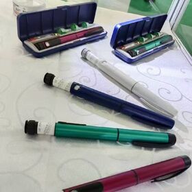 Stylos à Cartouche Double Chambre en Plastique Inslin Vente Chaude, Stylos à Seringue en Métal 3ml 4ml, Stylos à Seringue Jetables et Réutilisables