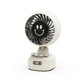Premium Premium Desk Fans for Bedroom with Light,Air Circulator Fans with Bracket, Oscillating Fan for Whole Room,Adjustable Sp...