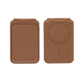 Hot Sale Leather Magnetic Card Holder, Magsafe Phone Wallet for iPhone More Cards Strong Magsafe Card Wallets Phone Accessories
