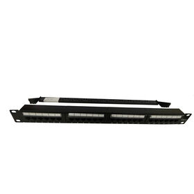 19inch 1U UTP Cat5e/Cat6 Patch Panel 24 Ports
