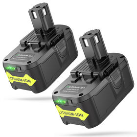 Batterie de Remplacement Industrielle 18V 8Ah pour Ryobi RB18L50, Compatible avec Perceuse/Scie/Meuleuse sans Fil ONE+ 18V, BMS Intégré avec 6 Sécurités