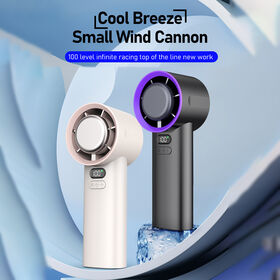 New Custom Logo Bulk Order 100 Speed Rechargeable Travel Fan 13800RPM Strong Wind Portable Air Cooler ABS Material Portable Fan...