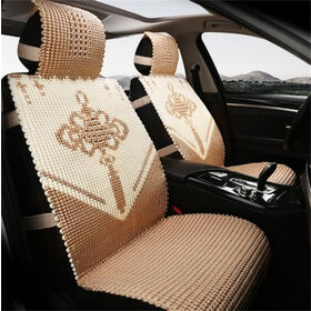 Hand-Knitted Car Seat Cushion
