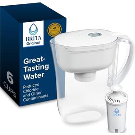 Portable Water Filter Pitcher, Household Tap Water Filtration Jug, Compact Countertop Water Purifying Pitcher