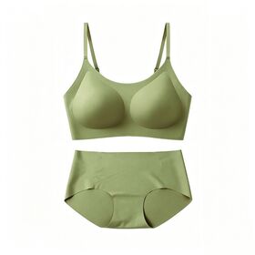 Ropa Interior Termoadhesiva, Sujetador Camisola Termoadhesiva, Copas Acolchadas, Braguita Termoadhesiva, Microfibra, Varios Colores Disponibles, OEM, ODM, Diseños Nuevos