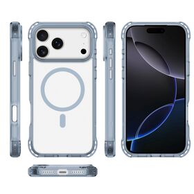 Custom Minimalist Style Transparent TPU Liquid Hard PC Phone Case for iPhone 17 Pro Max