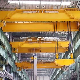 Good Quality 10-50 Ton Electric Double Beam Overhead Travelling Crane With Trolley