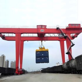 RMG Type Rail Mounted 20 Ton 30 Ton 50 Ton 60 Ton Double Beam Container Gantry Crane