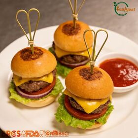 FSC Jetable En Bambou Ciseaux Coeur Brochette Choisi 100% Biodégradable De Qualité Alimentaire Chine Usine