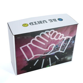 Caja de embalaje de cartón de alta calidad con impresión CMYK y recubrimiento UV spot para caja de correo minorista de comercio electrónico sostenible