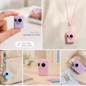 1080p Mini digital camera with unique shape for gift