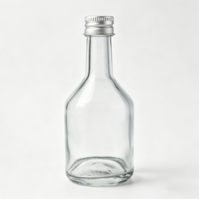 50ml Clear Empty Spirits Bottle with Screw Cap for Whiskey Vodka Custom Logo