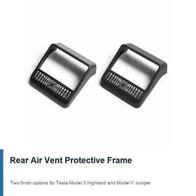 Rear Air Vent Protective Frame for Tesla Model 3 Highland and Model Y Juniper Interior Accessory