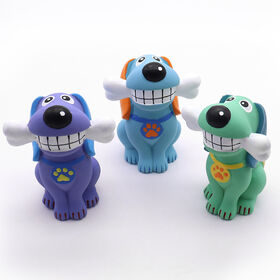 Juguete Chirriante de Goma para Perros, Resistente a Mordeduras, Duradero, Juguete Molar para Mascotas, Suministros para Perros