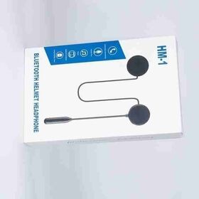 HM-1 Helmet Bluetooth Intercom Communication Device, IP67 Weatherproof Hands-Free Dial, Adapt to Full Face Modular Shells