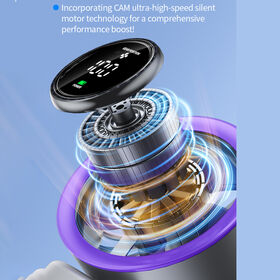 Best Custom Logo 5000 RPM High Speed Handheld Desktop Fan Rechargeable Cooling Fan LED Digital Screen 4-5 Hours Charging Time g...