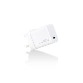 45W GaN Travel Wall Charger with UK Wall Plug USB C Port PD3.2 AVS PPS CE RoHS Certified Power Adapter for Phone Tablet and Laptop