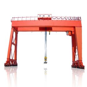 Hot cakes Cabin Control 20T Double Girder Gantry Crane Winch Lifting in Factory