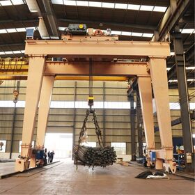 High Quality Heavy Duty Double Beam Goliath Crane 5 Ton Double Girder Gantry Crane
