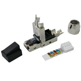 FTP Cat6a Toolless Plug RJ45 Keystone plug Modular Plug