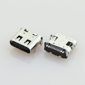 USB-Buchse Typ-C 16P Patch mit Federklemme, Hochstrom-Ladeschnittstellenbuchse