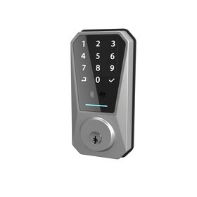 Kunci Pintu Pintar Pengenal Urat Telapak Tangan, Kunci Pintu Tanpa Kunci Paduan Seng WiFi, Akses Aplikasi Tuya & Kartu untuk Pintu Kayu Rumah