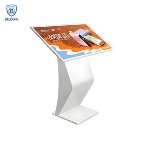 OEM ODM 32/43/49/55 Inch K-shaped base Infrared touch touch inquiry machine self-service kiosk for shopping mall and bank