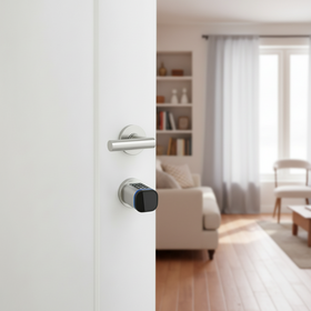 Intelligent WiFi Cylinder Smart Lock Passcode Blue -tooth IC Card Door Lock Compatible with Google Home for Wood Alloy Doors