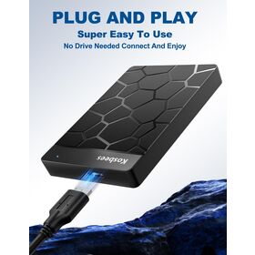 Disco Duro Externo Portátil Ultra Delgado de 500GB USB 3.0 para PC, Mac, Laptop