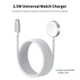 2.5W Universal Watch Magnetic Charger USB C Port High Density Braided Watch Charging Cable OEM & ODM