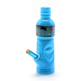 Wholesale blue bottle-shaped accessory with 3D face design, factory price