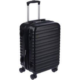 Expandable ABS Hand Luggage with 4 Double Spinner Wheels - Scratch Resistant and Lightweight Construction - 55 x 37.5 x 25.5cm