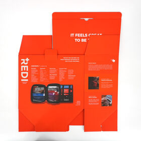 Hanging Tab Folding Paper Packaging Box For Car Emergency Tool Kit Product Packaging
