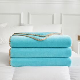 Jersey blanket luxury fleece blanket soft plush blankets flannel sherpa blanket wearable weighted blanket pullover blanket