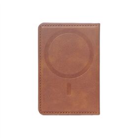 Porte-cartes magnétique dernier cri de l'usine en couleur contrastée, portefeuille de téléphone en cuir PU avec protection anti-chute