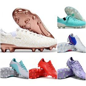 Men's Professional Football Boots Soccer Shoes Lightweight FG AG Cleats Speed Training Football Shoes