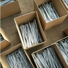 U-Shaped Securing Stakes Garden Stakes Pins-Sod Fence Staples for Anchoring Weed Barrier Mat Netting Irrigation Hose