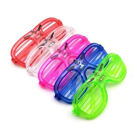 Neue Stil Led Gläser Fan Party Glow Stick Brillen Party Brille Neon Light Party Geschenke für Erwachsene und Kinder