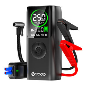 Neuer Mini Jumper Reifenfüller 150psi 12V, Batterie-Booster, Powerbank 6000mAh 10000mAh, Starthilfe mit Luftkompressor für Autos