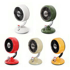 2026 Amazon Hot Selling Vintage Fans Go-kart Handle Desk Fan With Metal Stand