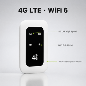 JIMI 4G LTE High Speed Mobile Hotspot Router 150Mbps CE Certified WPA3 for Secure Home and Outdoor WiFi