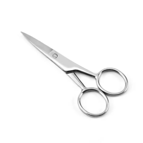 Factory Price Household Tip Nail Scissors Stainless Steel Small Scissors Eyebrow Nose Hair Cutter Trimmer Makeup Tool