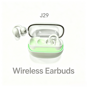 OEM/ODM OWS TWS earphone clip on ear Bluetooth v6.0 OWS earbuds RGB True wireless stereo earbuds type c gaming /sport.