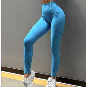 High Waist Seamless Yoga Leggings - Cationic Naked Skin Fabric with Brushed Finish, Wholesale Custom Sportswear, Yoga wear