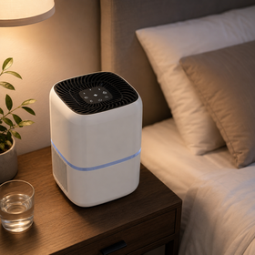 Kleiner Desktop-HEPA-Luft reiniger 155 m3/h CADR mit Ionisator Touch Control für Schlafzimmer Büro Schreibtisch Luft reiniger