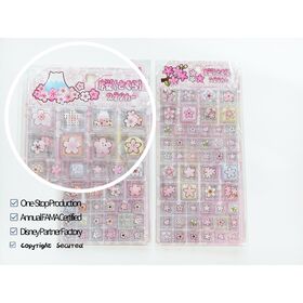 OEM Customizable 3D Puffy Epoxy Crystal Stickers, Square Drop Block Jewel Stickers, Kawaii Self-Adhesive Stickers for Children DIY
