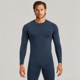 Vêtements de sport à séchage rapide pour hommes, T-shirts décontractés doux à col rond et coupe athlétique, T-shirts décontractés en mélange doux avec stretch quadri-directionnel, Tailles S-4XL