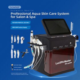 Bowket SPA Master 9-in-1 Oxygen Jet Facial Skin Care Spa 12.1inch Touch Screen 9 Handles Deep Cleansing Rejuvenation