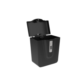 Coffre-fort portable carré avec serrure, boîte de plage étanche avec mot de passe et câble pour objets personnels, petite mallette avec serrure à combinaison